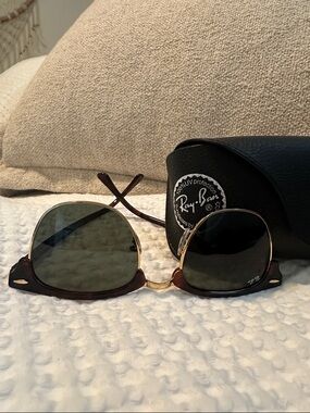 Ray-Ban Women’s Round Sunglasses - Brown, Gold & Green